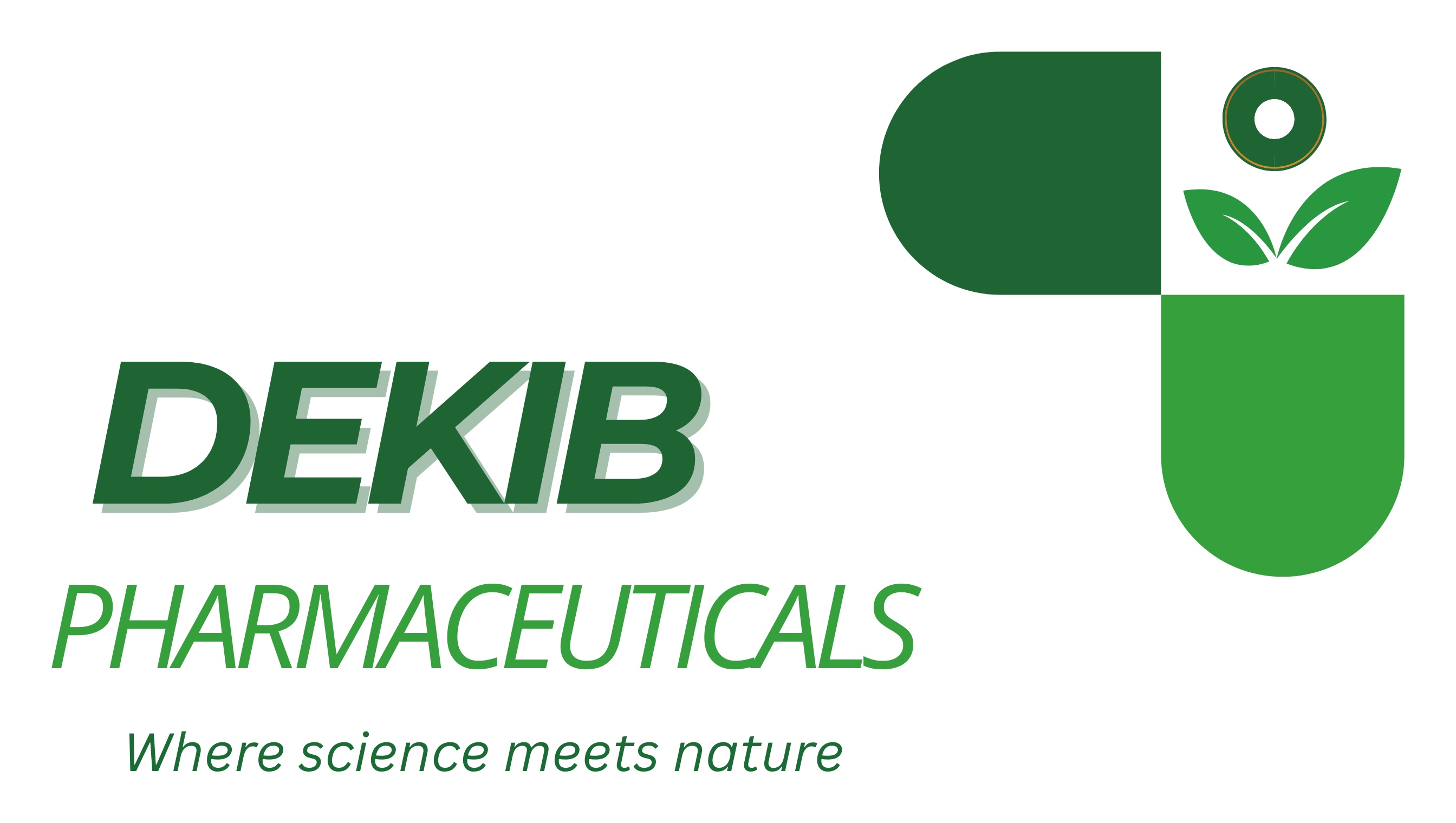 Dekib Pharmaceuticals green logo